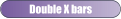 Double X bars