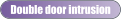 Double door intrusion